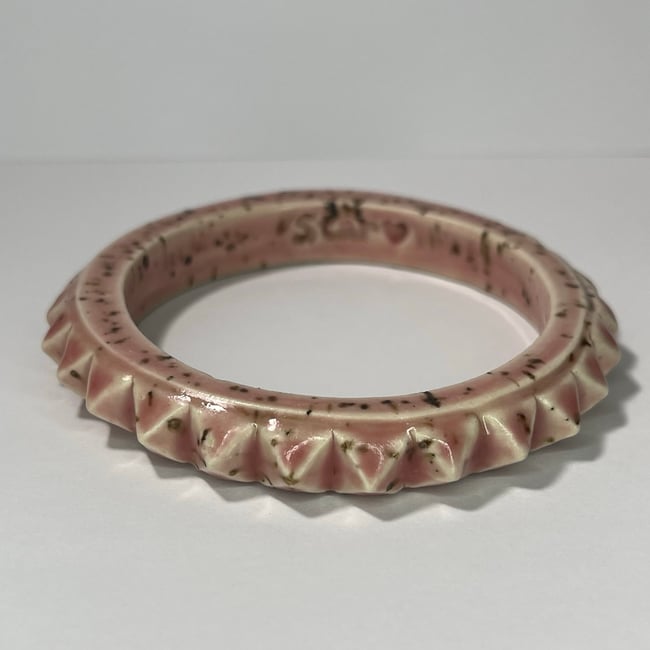 Chocolate Strawberry Studded Bracelet - 8 in Inner Diameter