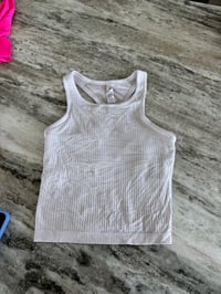Image 1 of lululemon white shirt (sz 6)