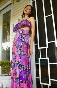 Image 2 of Yesterday Lover maxi skirt set in Love Child
