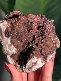 Image 3 of SUGAR DRUZY CHALCEDONY X MANGANESE -MOROCCO- K
