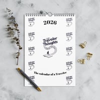 Image 3 of The Calendar of a Traveler 2026 - White Edition