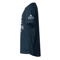 Image 7 of Men's Pickleball Jersey – “Net Worth. Built, Not Bought.” | Breathable Mesh Athletic Shirt