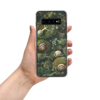 Image 6 of Flora and Fauna Goblincore Grunge Snails and Moss Clear Case for Samsung®