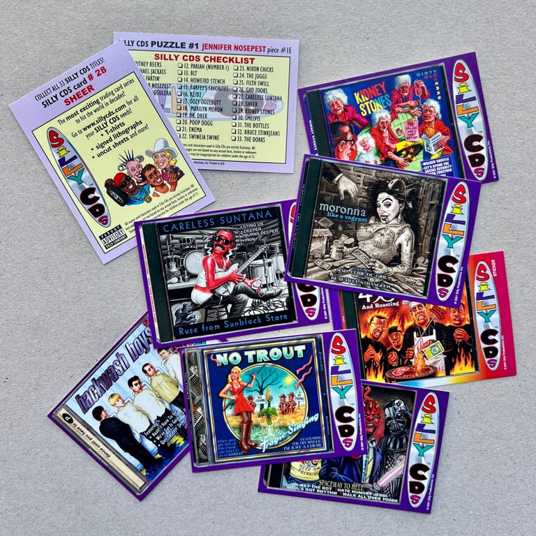 HOLLYWOOD 1991 / SILLY CDs Y2K TRADING CARDS Image 5