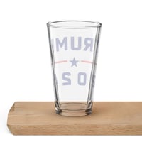 Image 4 of Trump 2024 Shaker 16 oz Pint Glass, Patriotic Gift