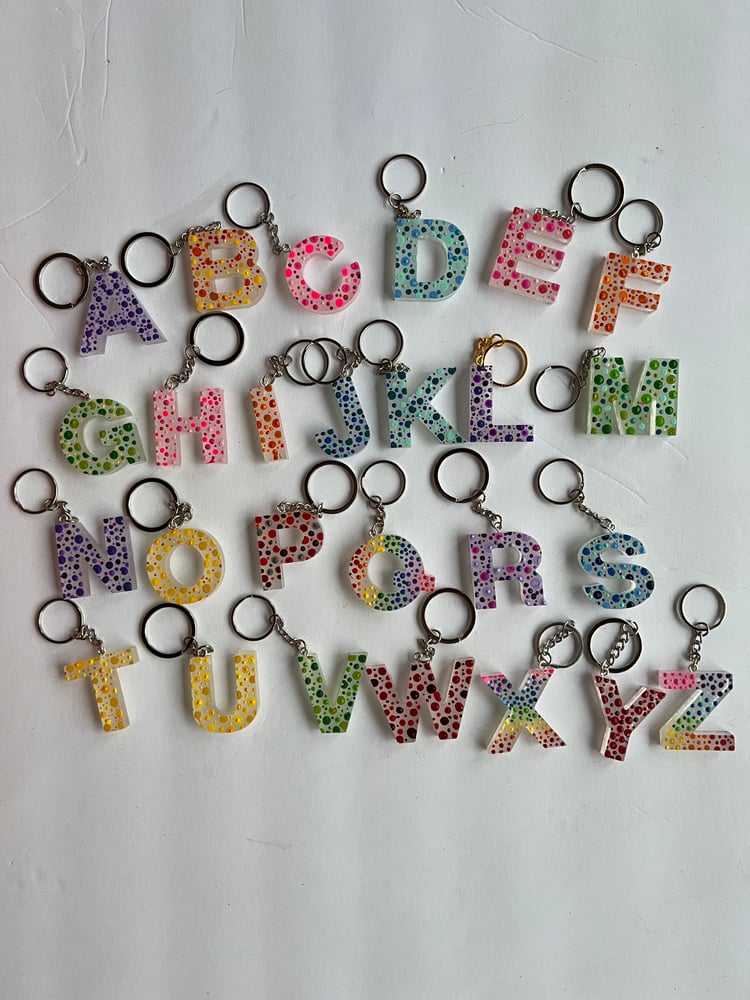 Image of Letter Keychain 
