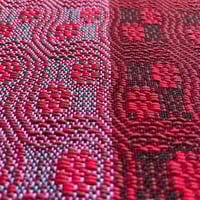 Image 2 of Cat track & snail trail in red