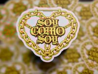 SCS Gold Earring Sticker