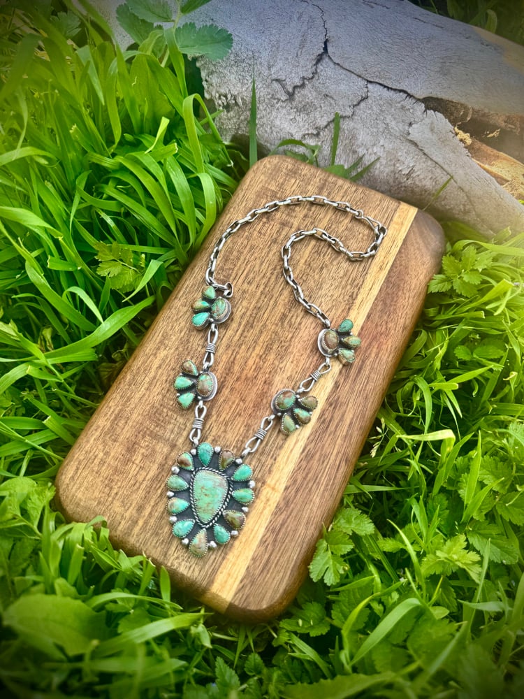 Image of Baja Cluster Necklace & Earring set