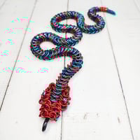 Image 5 of Chainmaille Snake Necklace
