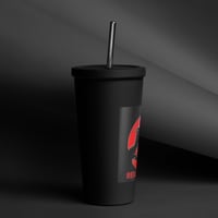 Image 4 of Insulated tumbler with a straw