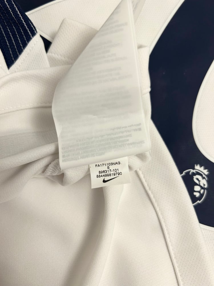 Image of NEW Tottenham Hotspur “DELE 20” 2017/18 Home Shirt + PL patches (S)