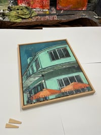 Image 5 of Painting / maleri / "København – Malerdrømme og tankestreger – Terminalen" / 40x50 cm