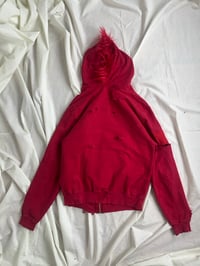 Image 3 of RED SKLOWNK HOODIE (small)