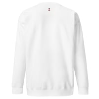 Image 2 of Simple, Printed Unisex Premium Sweatshirt W/ Podcast Name