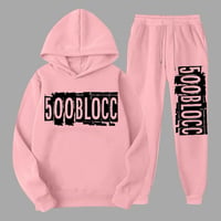 500Blocc Pink Jogger Set(Blk)
