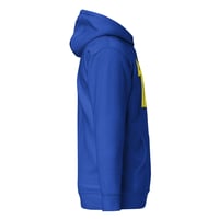 Image 3 of Blue Yellow Dog Hoodie Adult 