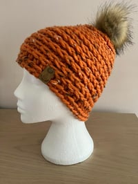 Image 6 of Super Chunky Bobble Hat in Stock