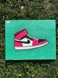 Air Jordan (pink & black) 11x14