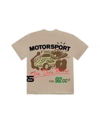Image 1 of Travis Scott Cactus Jack Motor Sport Tee Tan