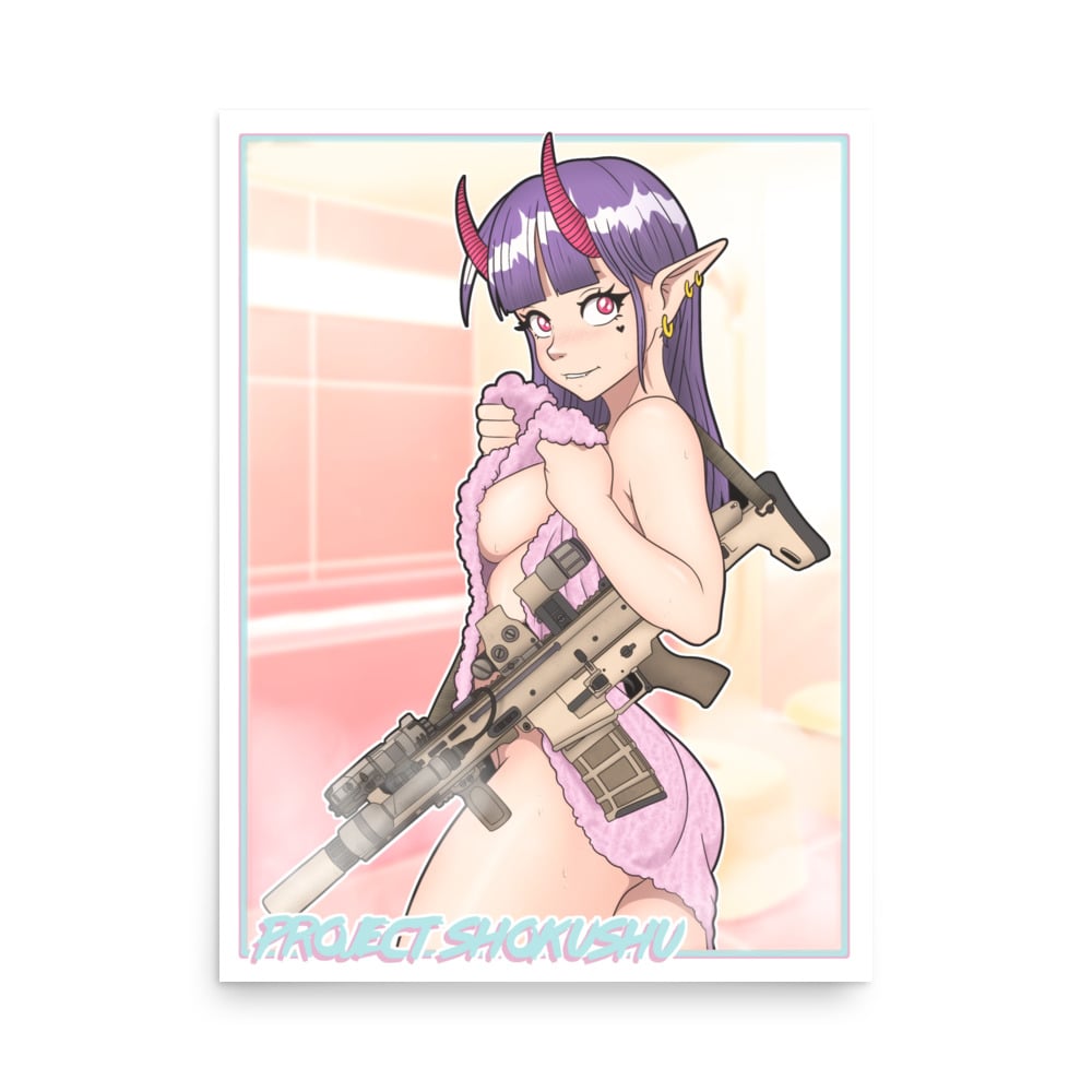 Bath Time Shoko Poster
