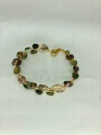 Image 5 of Garnet & Phantasm Quartz Bangle • Protection • Spiritual Growth