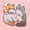 Cat Group Sticker