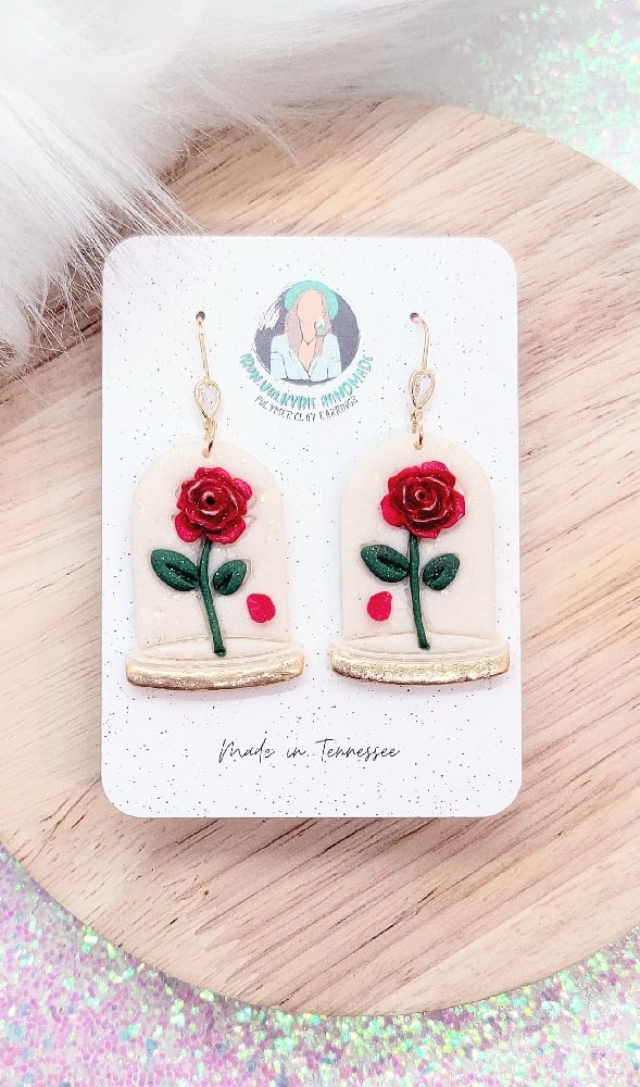Image of Enchanted Rose Dangles