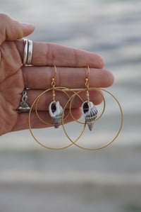 Image 1 of WHERE LOVERS MEET- hoop earrings