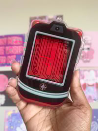 Image 2 of stray kids fandom phone photocard holder.