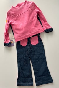 Image 3 of Flower Denim Pooh set 