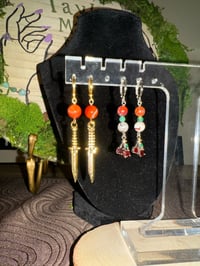 Image 2 of Carnelian Dagger (Earrings)