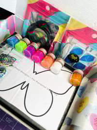 Image 3 of Neon Blue Butterfly Beading Kit 