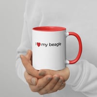 Image 4 of Beagle Mug with Color Inside