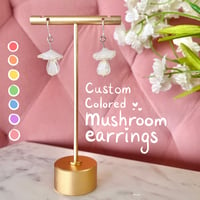 Image 1 of Custom Mushroom Earrings