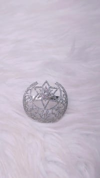 Image 3 of ADB2030-American Diamond Brooch/Saripin