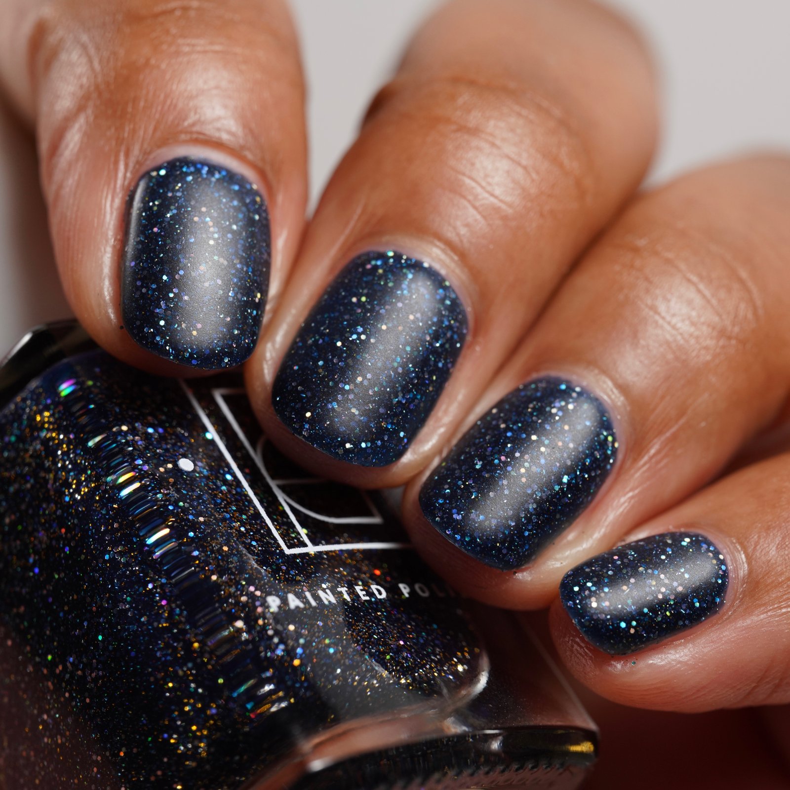 Nail Wraps | Deep Blue Glitter – LUSHIERE