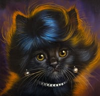 Image 1 of SALE “Misty - Sarah Meowghan" Original Painting