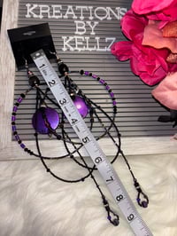 Image 3 of LARGE HOOP Purple  Space 