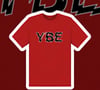 YBE 3D Effect Red/blk T-shirt