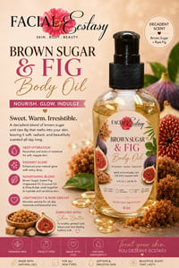 Brown Sugar and Fig Body Oil 8 oz