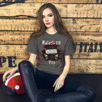 Image 1 of Officially Licensed Little Stranger Trigger warning front and back T-shirt 