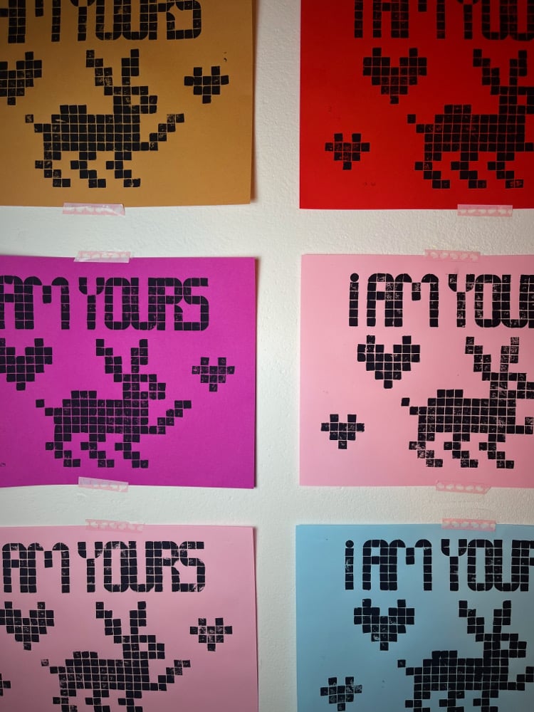 Image of I’M YOURS print