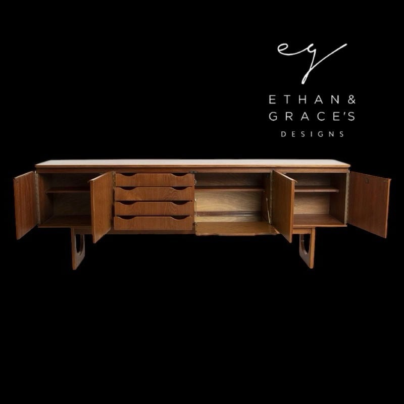 Image of Stunning 6.5ft teak sideboard available in any colour 