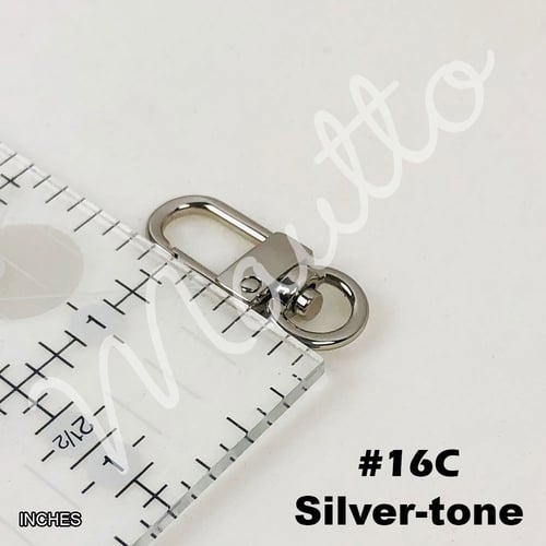 Image of NICKEL Chain Luxury Strap - Classic Rolo Chain - Extra Petite - 3/16" Wide - Choose Length & Clasps