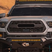 Image of Faux Silver Non OEM TRD Pro Style Grille for 2016-2021 Tacoma