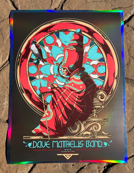 Image of *FOIL* Dave Matthews Band Poster