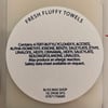 FLUFFY FRESH TOWELS Wax Melt Snap Bar Clam Shell Home Fragrance