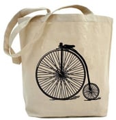 Image of Recycled Tote bag .....Antique Big Wheel Bicycle