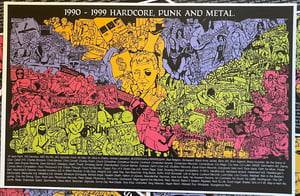 90's HC/Punk/Metal Cardstock print 